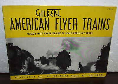 Original Vintage 1940 American Flyer Train Catalog