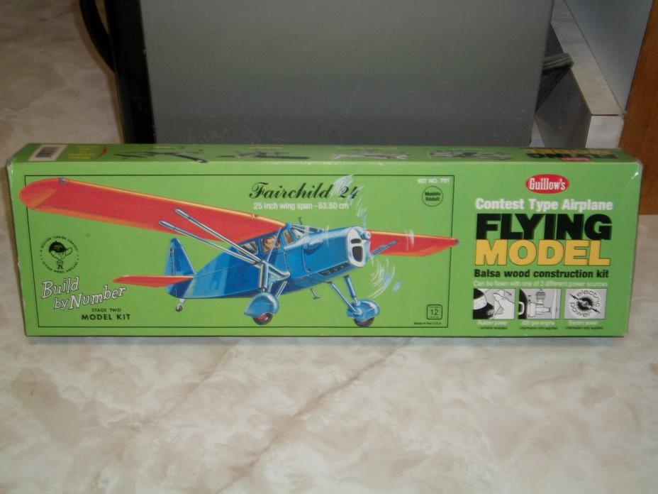 Guillow's Scale Wood Fairchild 24, 25