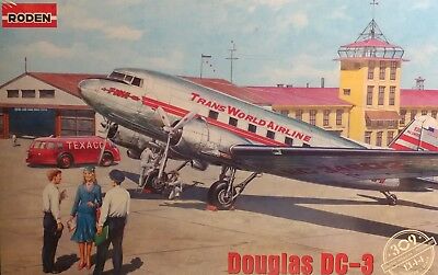1/144 Douglas DC-3 Model Kit by Roden
