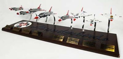 B40072 Executive Desktop Models USAF Thunderbirds 8 Plane Display Model Airplane