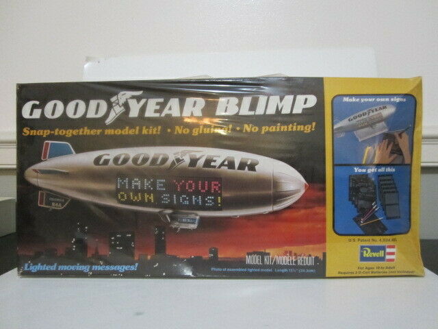 Revell Goodyear Blimp model kit w/ lighted moving signs - NEW