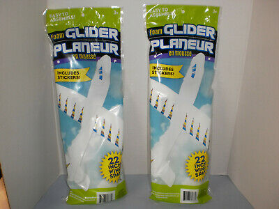 2 Foam Airplane Gliders 22