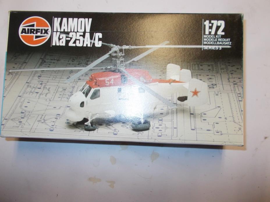 Vintage Airfix Kamov KA-25A/C Helicopter Model New Opened Box