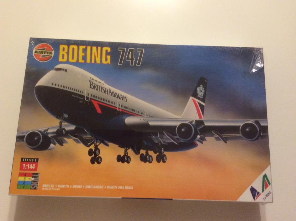 Boeing 747 British Airways scale 1/144 Airfix, Brand new, sealed, Rare