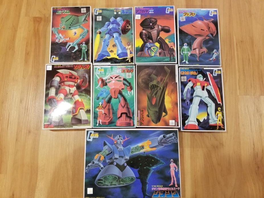 1/144 Bandai Gundam 0079 vintage Kit Lot of 9