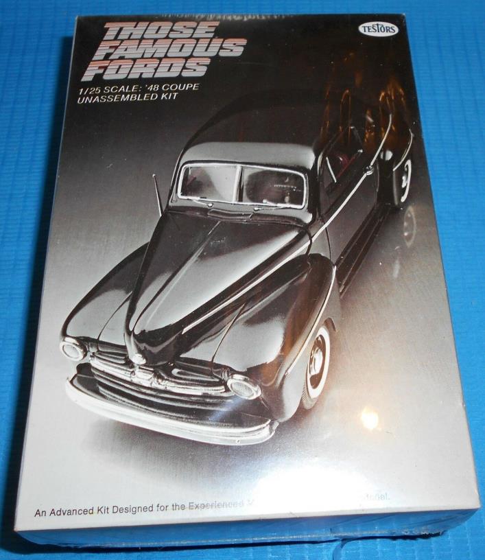 Testors (IMC) 48 Ford Coupe FS Box-1976 Nice-1/25 Scale-Model Car Swap Meet
