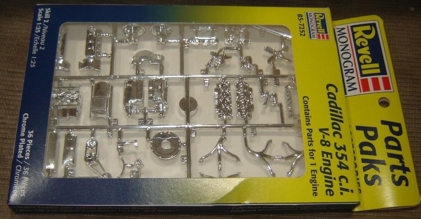 NEW Model kit lot/Parts PAK Engine - Cadillac 354 CI V-8  Revell 85-7252