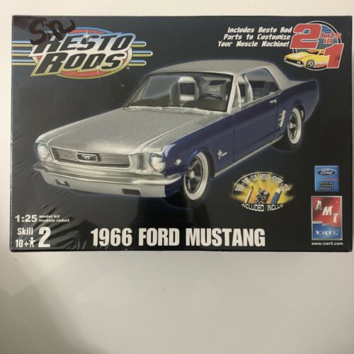 AMT “Resto Rods” 1966 Ford Mustang 2 kits in 1 model kit