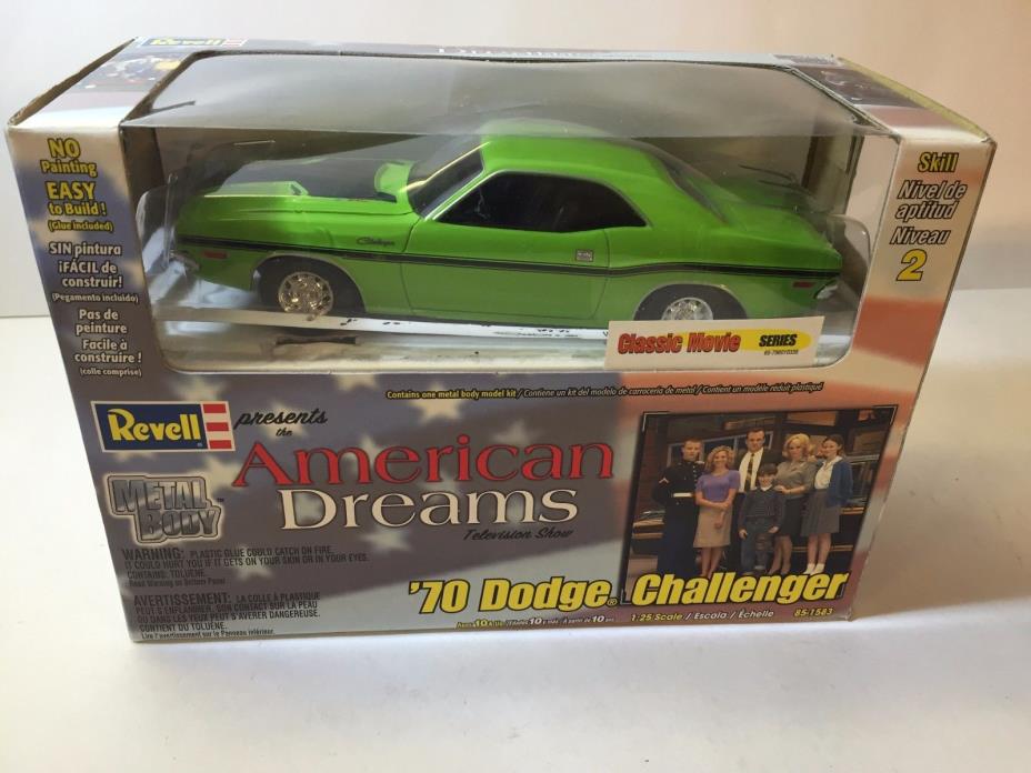 1:25 Revell American Dreams #85-1583 1970 Dodge Challenger Kit Assembled