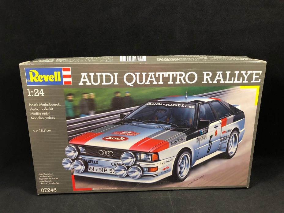 Revell Audi Quattro Rallye 1:24 Scale Plastic Model Kit 07246 New in Box