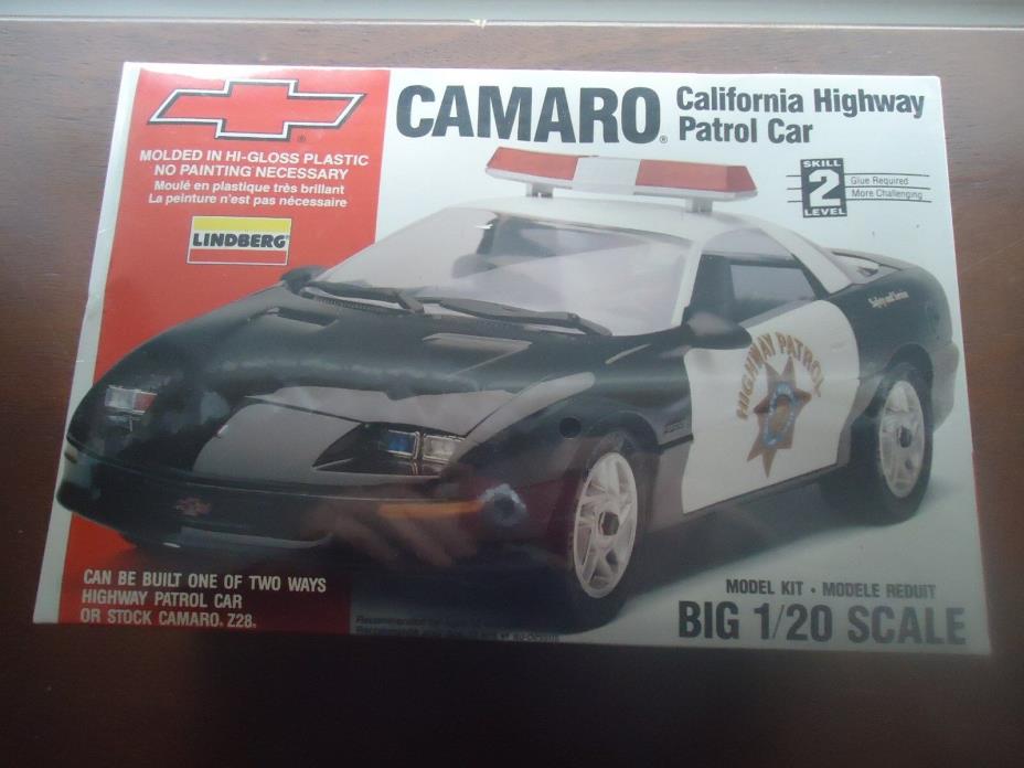 Lindberg CAMARO California Highway Patrol Car  1:20 scale