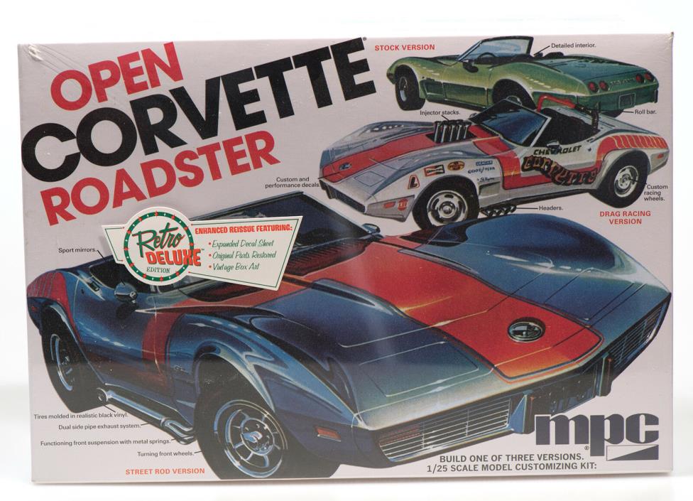 MPC #842/12 Corvette Open Roadster FS Model Kit *FREE SHIPPING*