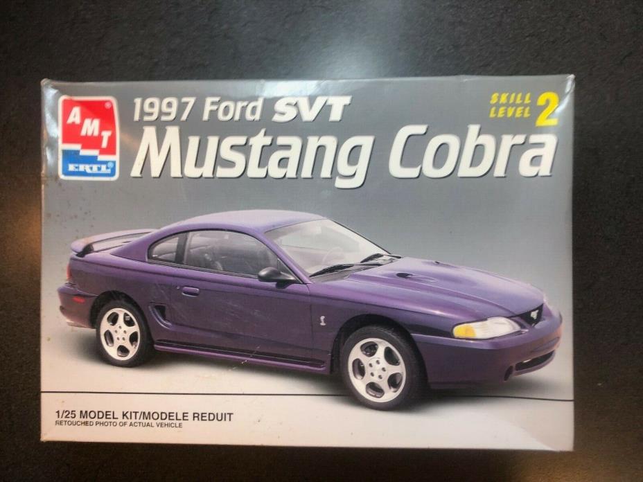 1997 Ford SVT Mustang Cobra AMT Model New Old Stock 1/25th Model Kit