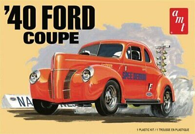 1940 Ford Coupe 2 in 1 1/25 scale skill 2 AMT plastic model kit#1141