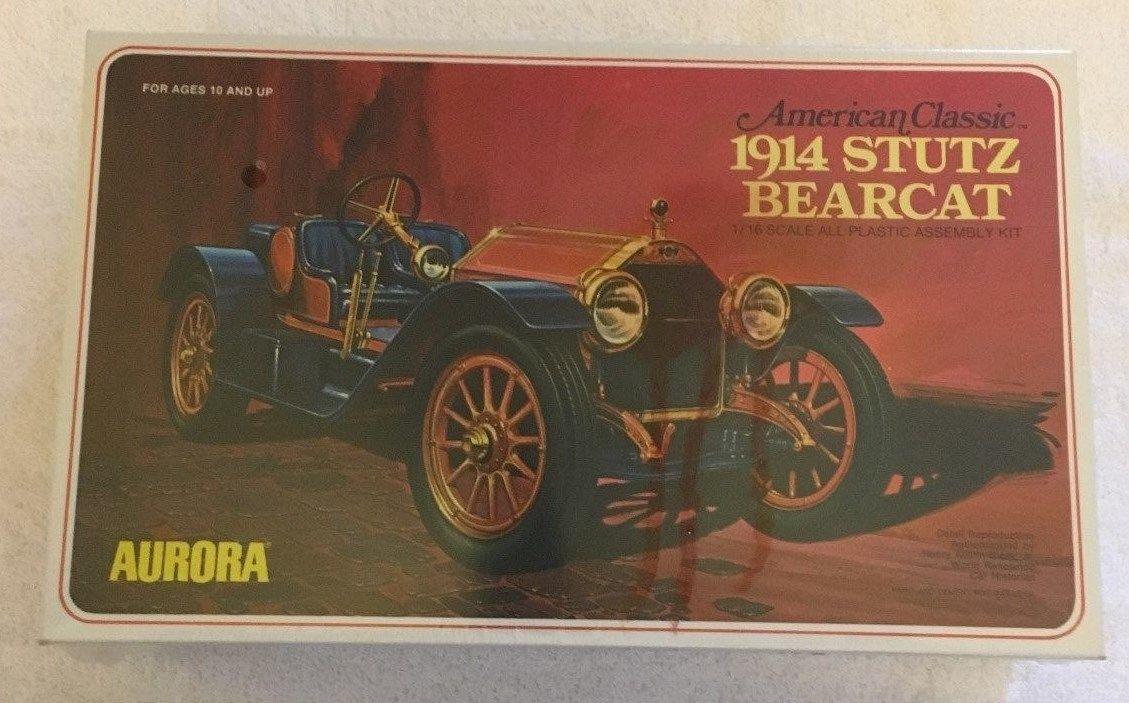 Aurora 1/16 scale American Classic 1914 Stutz Bearcat rare plastic model kit