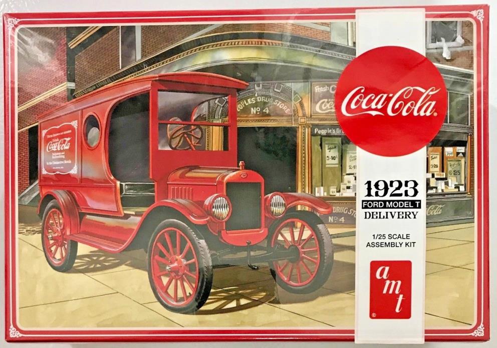 AMT Coca-Cola 1923 Ford Model T Delivery Plastic Model Kit #AMT102412 1:25 Scale