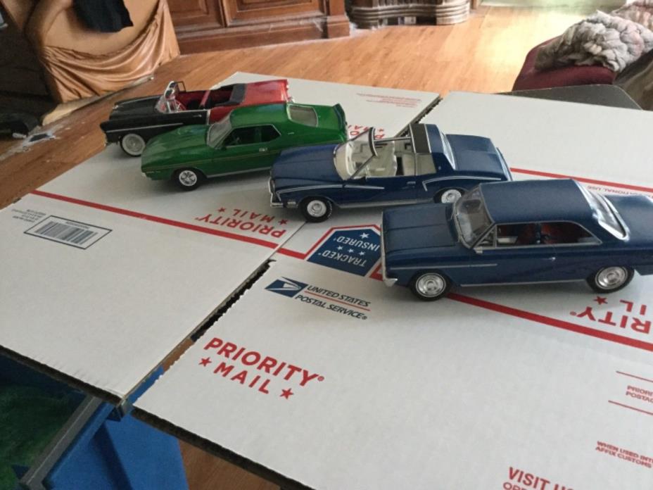 Lot of 4 Plastic Built Models lot n jo Han? AMT?