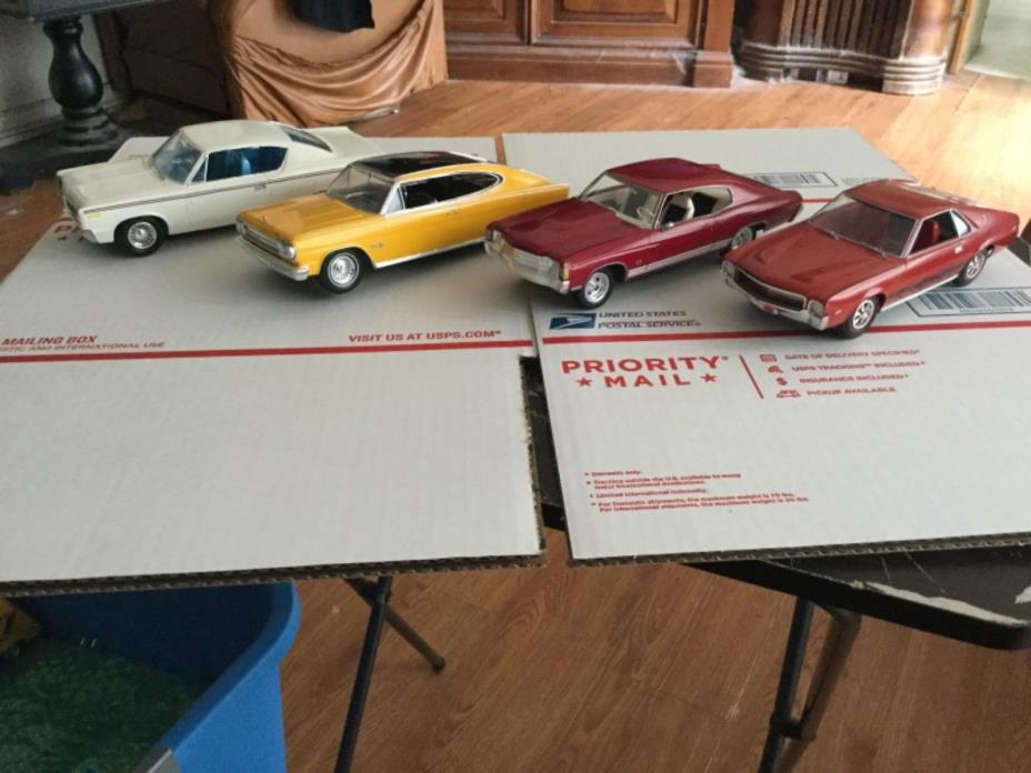 Lot of 4 Plastic Built Models lot z jo Han? AMT?