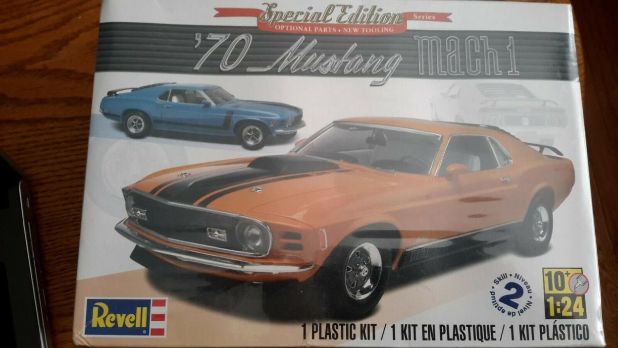 New Sealed Revell '70 Mustang Mach 1 Model 1:24 Scale; Special Edition