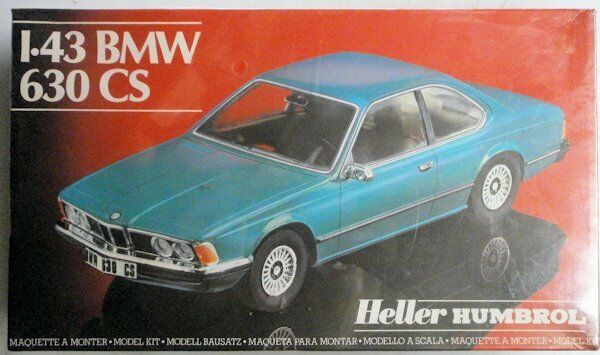 Heller Humbrol BMW 630 CS New SEALED Model Kit #80166 1:43 R300