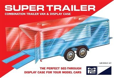 MPC 909  Super Trailer Clear Van Body plastic model kit 1/25 and 1/24