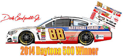 CD_1803 #88 Dale Earnhardt Jr. National Guard Chevy 2014    1:24 Scale DECALS