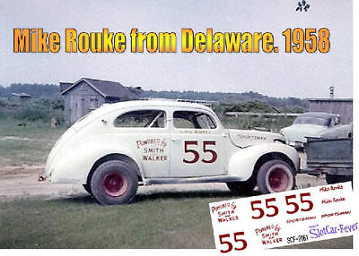 CD_2061 #55 Mike Rouke  1:64 Scale DECALS