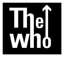 THE WHO 5 X 6 VINYL CAR TRUCK WINDOW DECAL STICKERS