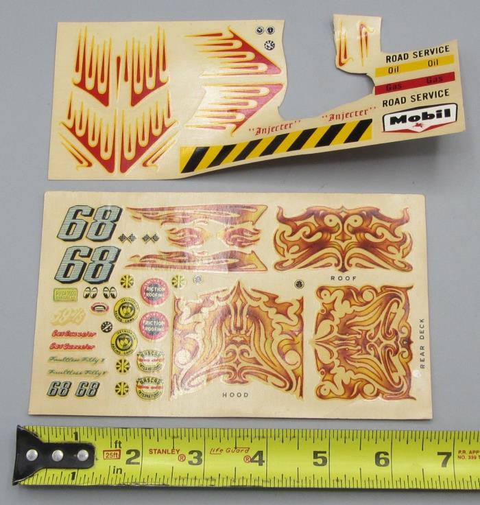 VINTAGE AMT 3 IN 1 CUSTOMIZING KIT P-103 A-38461 11-60 DECALS Mobil / 2 sheets
