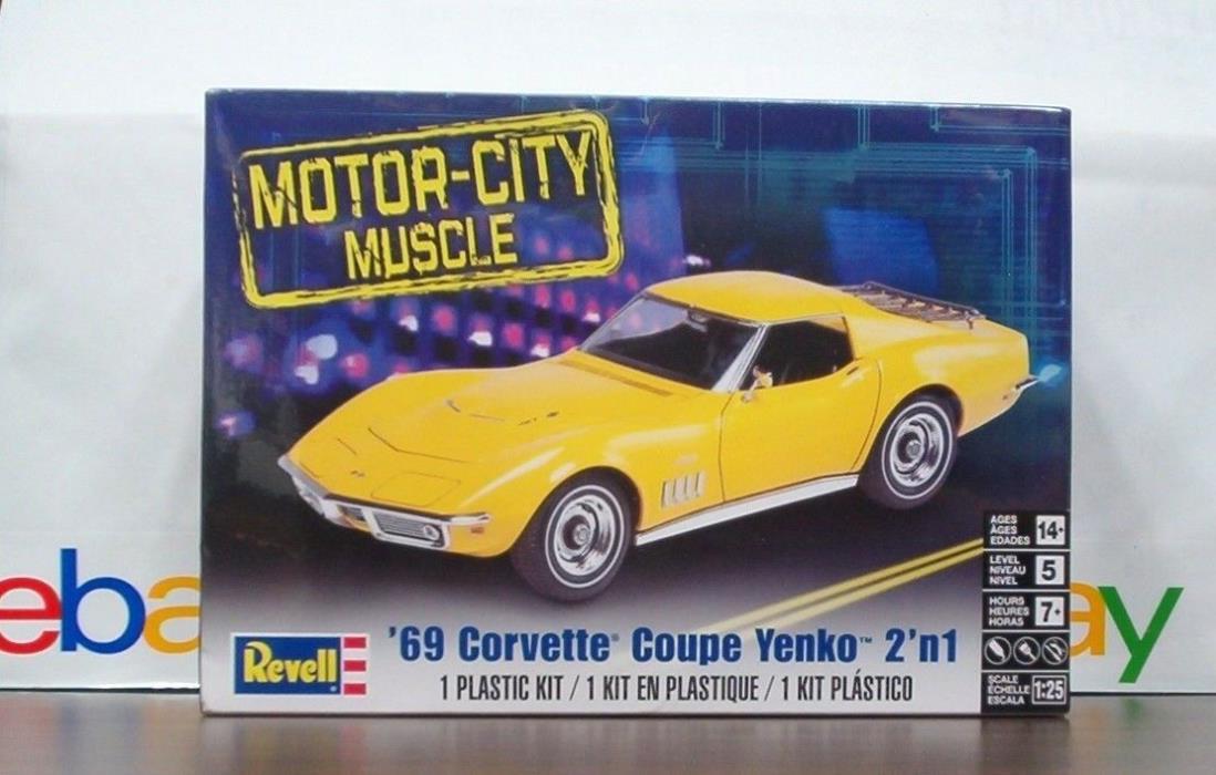Corvette 1969 Yenko Coupe 427 Revell 1:25 scalel kit Hobby Time Model Shop