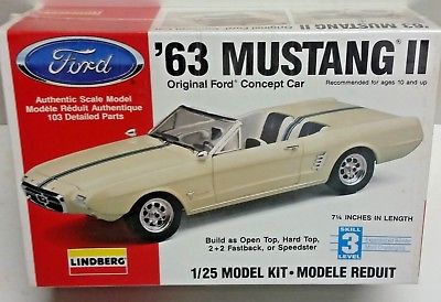 1963 Ford MUSTANG II Concept Car 4in1 w 289 V8 Opening Hood Doors Trunk New 1995