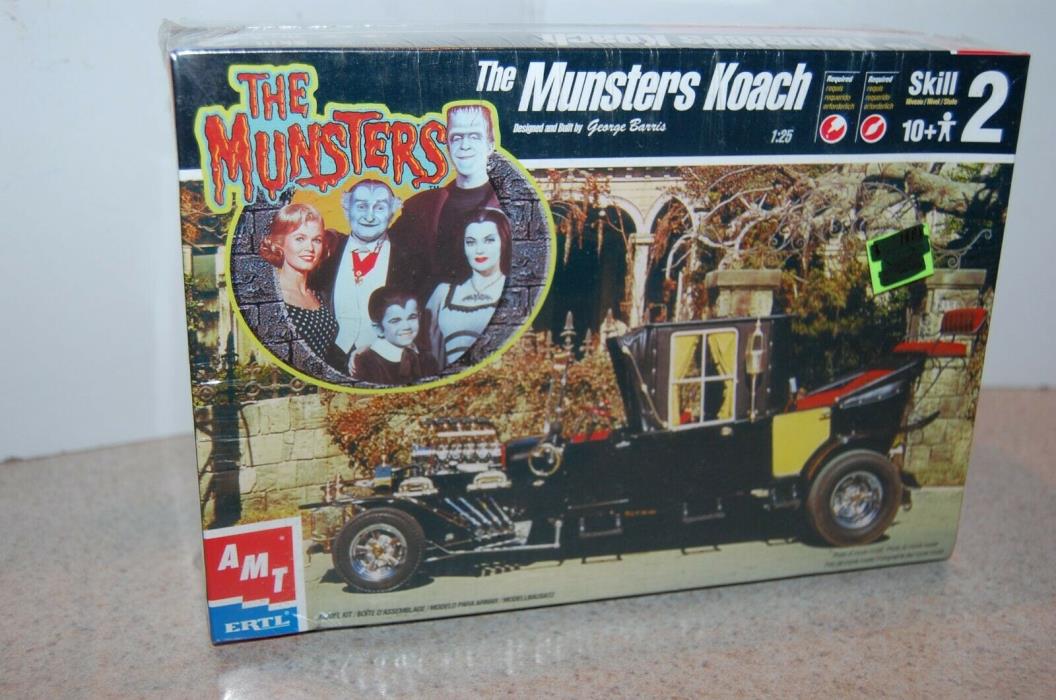 AMT 1/25 The Munsters Koach George Barris Model Kit 30098 (Sealed)