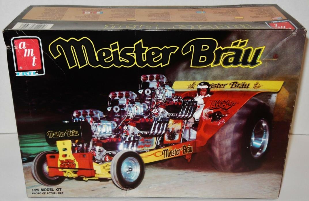 Meister Brau Blazing Bison Drag Tractor AMT Ertl Complete Unbuilt 1:25 Model Kit