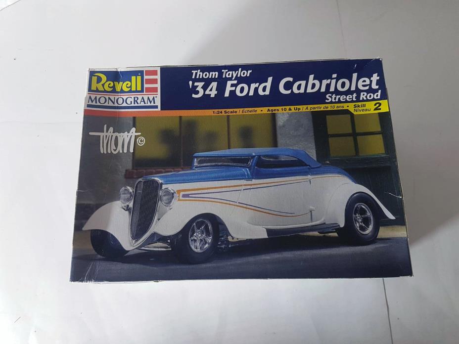 Revell Thom Taylor '34 Ford Cabriolet Street Rod RARE! Model