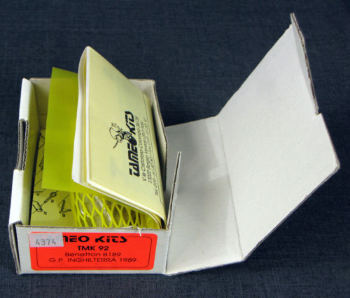 1:43 Tameo Kits - TMK 92 - Benetton B189 - G.P. Inghilterra 1989