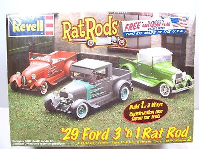 1 of 3 '29 FORD TRUCK RAT ROD Model Kit REVELL MONOGRAM Sealed Box  85-2348 2001
