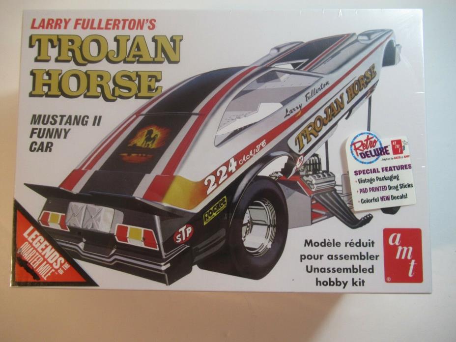 Brand New Sealed Trojan Horse AMT Larry Fullerton's Mustang II Funny Car 1009/12