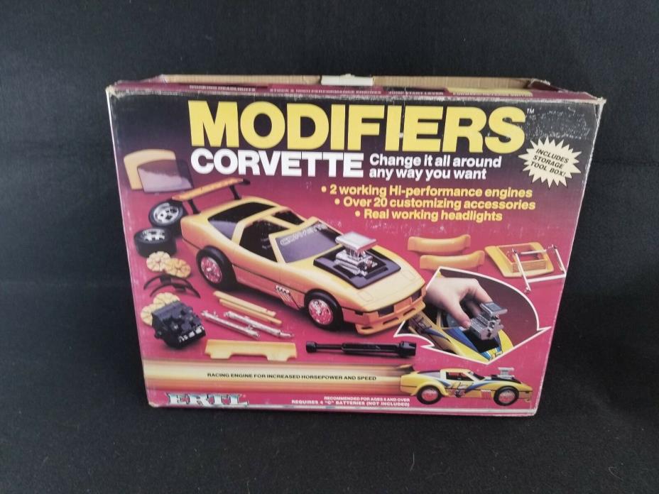 Vintage 1985 Ertl Modifiers Corvette #3372  .Model Toy