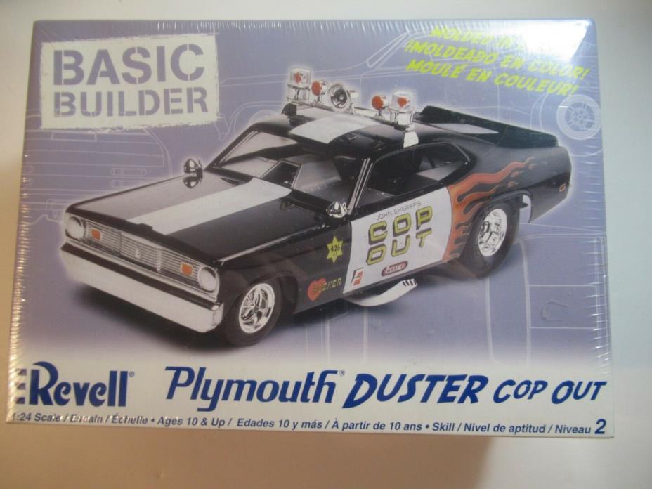 Brand New Sealed Plymouth Duster Cop Out Revell 1:24 Scale Kit # 0853