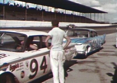 1960 Ford of Banjo Matthews NASCAR in 1/25th model car decal