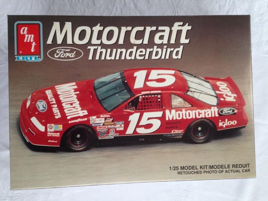 AMT Motorcraft Ford Thunderbird kit #6162 including Autographics #28 decals