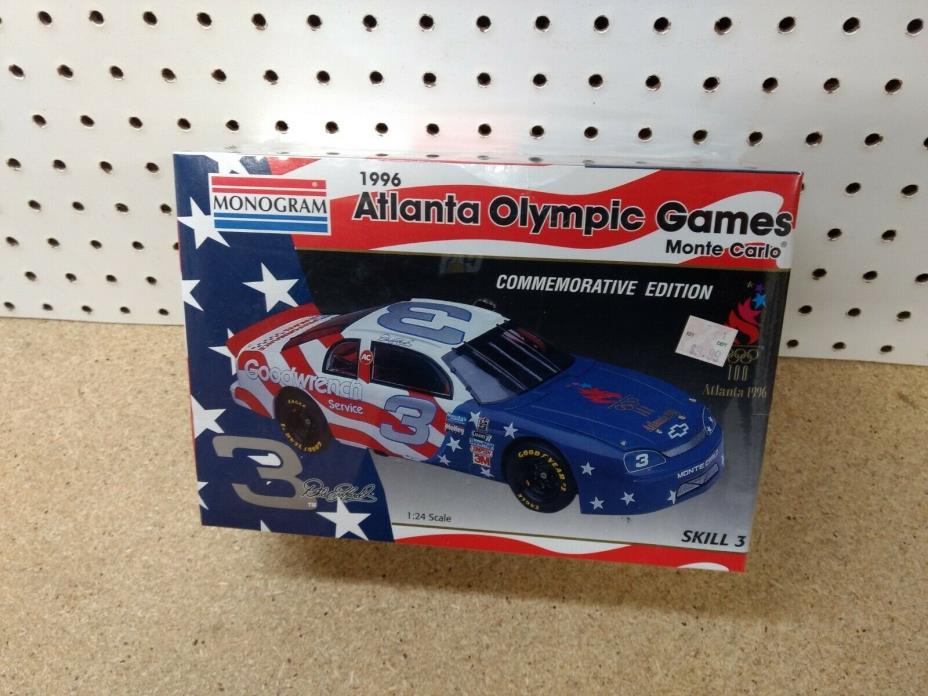 Dale Earnhardt #3 Atlanta Olympic Games Monte Carlo 1:24 Scale Model Monogram