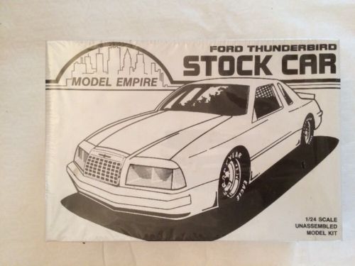 Model Empire Ford Thunderbird Stock Car 1/24 Model Kit # 6182 SEALED 1989 ShipFR