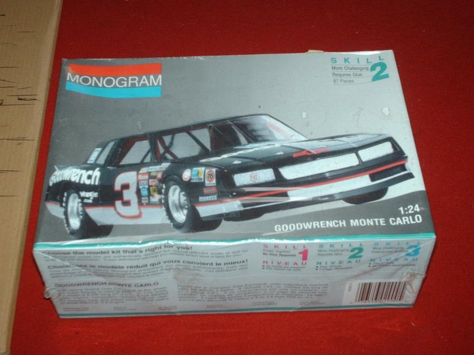 1991 Monogram model kit Dale Earnhardt senior Goodwrench Monte Carlo mint in box