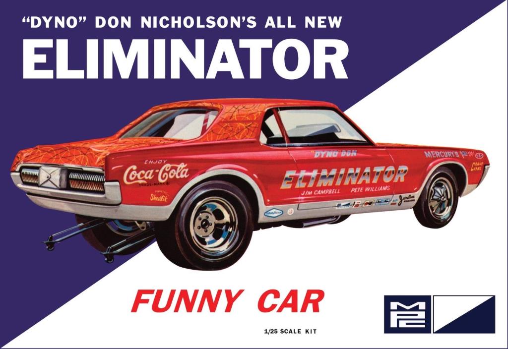 MPC Dyno Don Nicholson Cougar Eliminator Funny Car, 1/25, New (2018)