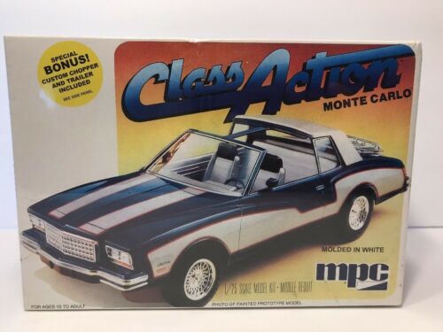 MPC Class Action Chevy Monte Carlo  With Chopper #702 1:25 Scale NOS Sealed