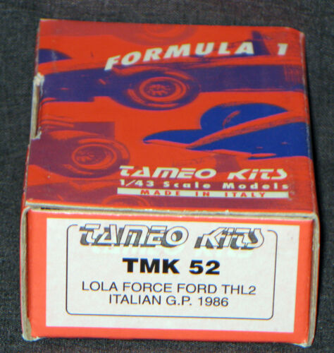 1:43 - TAMEO KITS - TMK 52 - Lola Force Ford THL2 - Italian GP 1986 - Italy