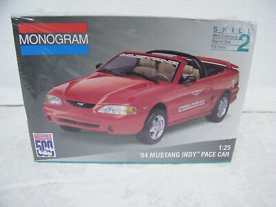 NEW Monogram 94 Mustang Indy Pace Car Model
