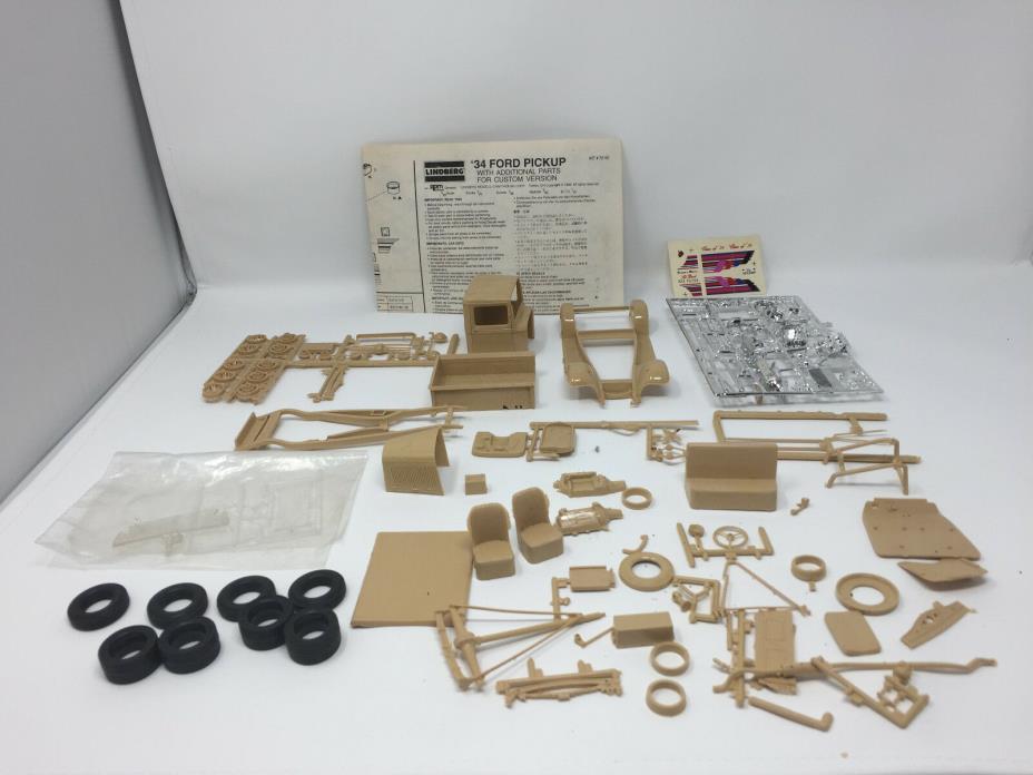 Lindberg 1934 Ford Pickup Some Parts Only Kit 72155 1/25 1992 Issue NO BOX PK-3