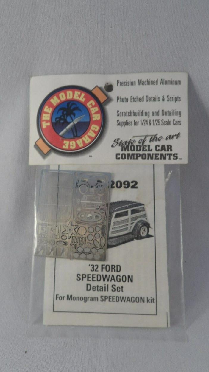 MODEL CAR GARAGE 1/24-1/25 '32 Ford Speed Wagon Photo Etched Detail Set MCG-2092